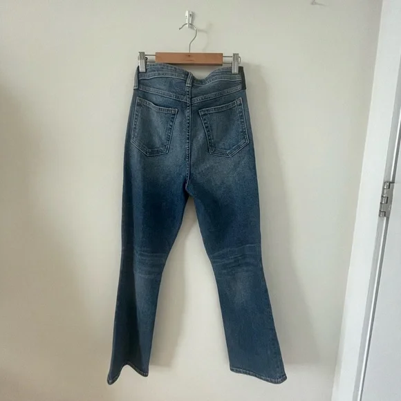 Alexander Wang T slim fit jeans high rise light wash denim - Picture 2 of 4